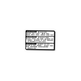 ΑΥΤΟΚΟΛΛΗΤΟ ΠΟΔΙΑΣ ΓΝΗΣΙΟ HONDA C50C 12V / GLX