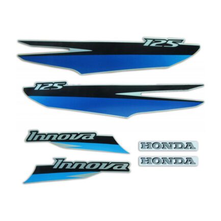 ΑΥΤΟΚΟΛΛΗΤΑ ΣΕΤ HONDA INNOVA 125 ΜΠΛΕ STICKERS PAR